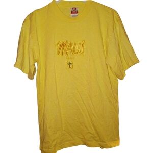 ✨Vintage Hawaii Shirt Size Large Short Sleeve Maui Aloha State Embroidered M